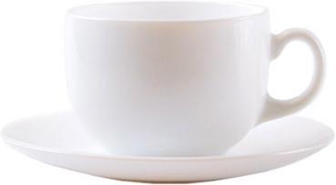 Tasse mit Untertasse Evolution, 6er Pack